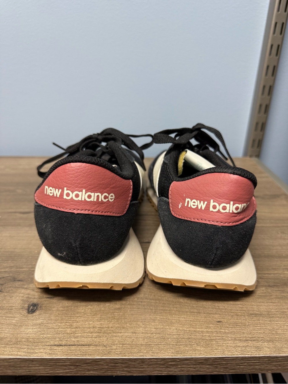 New Balance Black Sneakers with Light Blue Insole 237 size 9 - Picture 5 of 9